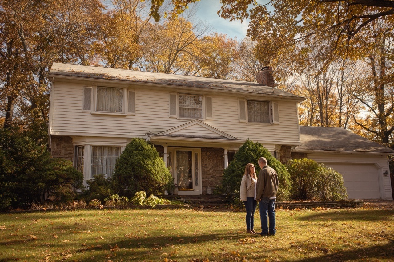 Selling a house during divorce in New Jersey suburban property