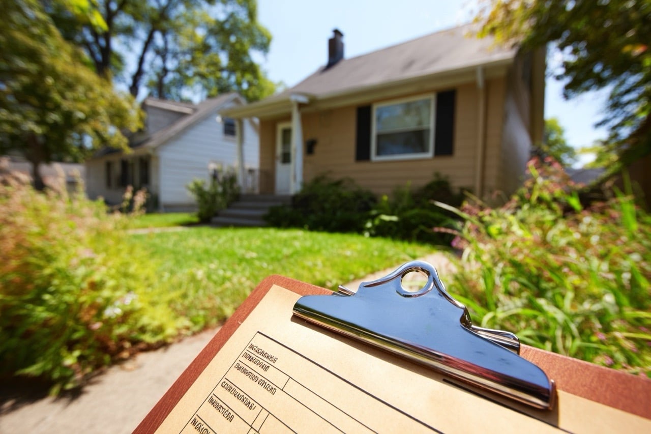 Property maintenance in New Jersey showing home inspection process