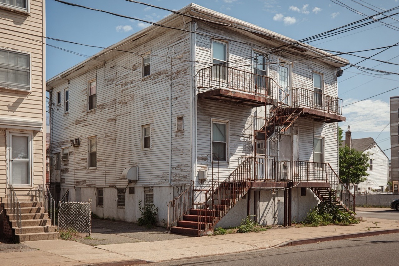 Rental property showing in New Jersey duplex with tenants